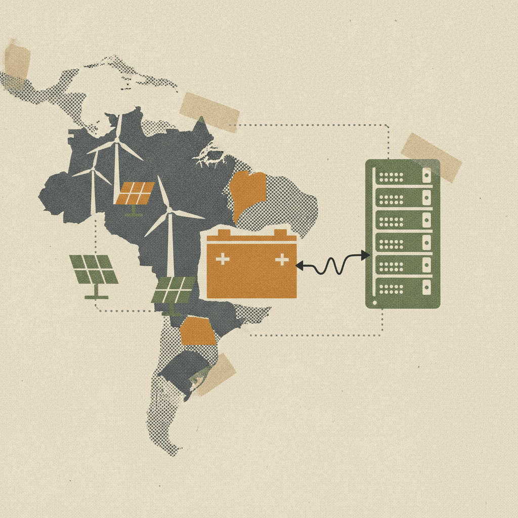 A bateria e o data center: a peça que faltava para destravar o Nordeste do curtailment